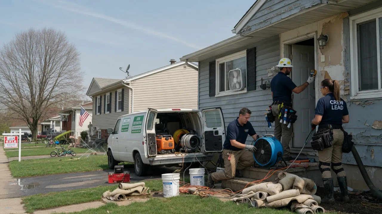 Flood Cleanup in New Lothrop, MI near me